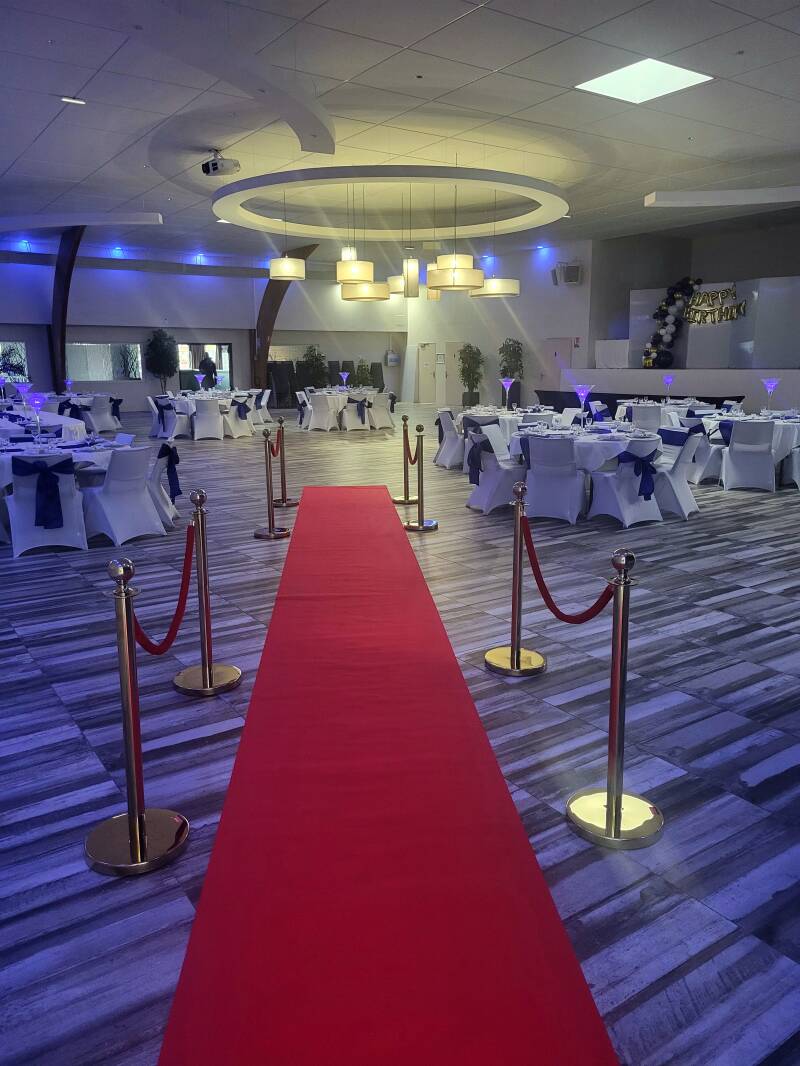 Tapis rouge ou blanc 5 mètres<br />